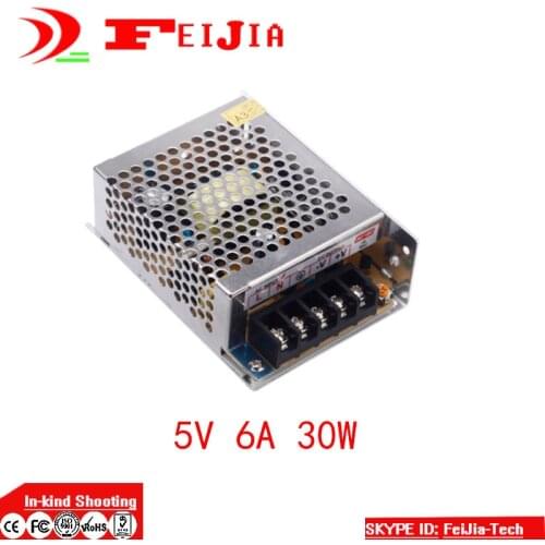 DC 5V 6A 30W Switching Power Supply Transformer for LED Strip Light Display 110V 220V AC to DC 5V
