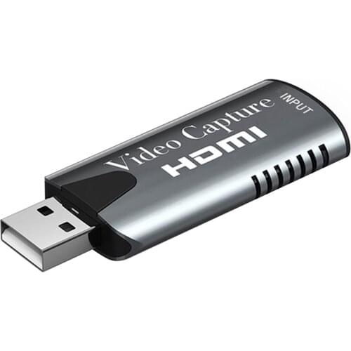 4K Video Capture Card USB 2.0 HDMI Video Grabber Record Box for PS4 Game DVD Camcorder Camera Recording Live Streaming