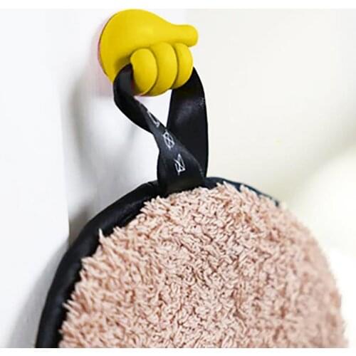 Lucky Cute Hook Home Kitchen Wall Door Hanging Entrance Key Hook Durability Special Funny Design Multi-Purpose Storage Hooks