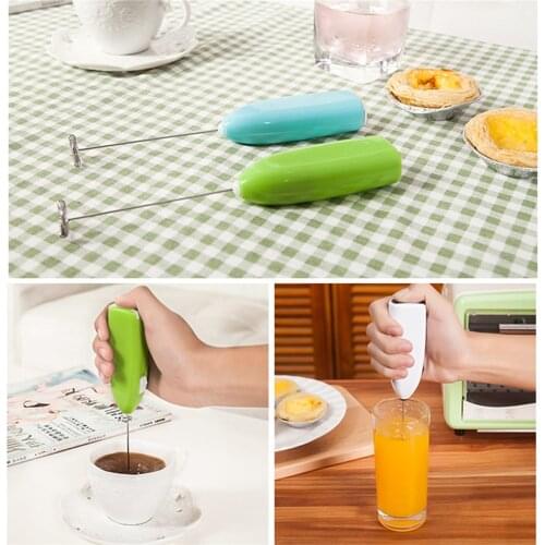 1pc Mini Hand Mixture Egg Coffee Home Kitchen Mixer Electric Hand Mixture Daily Useful Food Mixer Kitchen Cooking Tool Gadget