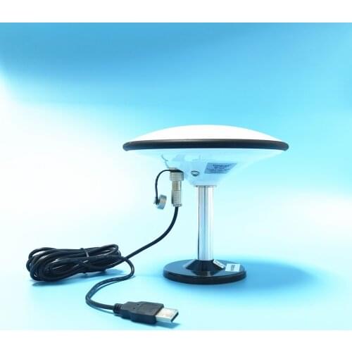 TOPGNSS USB RTK Rover receiver antenna module GNSS GPS GLONASS GALILEO RTCM3.3 NMEA0183 Cable3meter TOP168