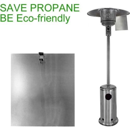 Directional Heat Focusing Reflector for Round Natural Gas and Propane Patio Heaters Patio Heaters Portable Supplies