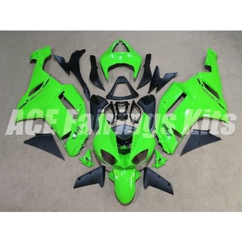 New ABS Full fairing kit Fit for Kawasaki ZX6R 2007 2008 motorcycle fairings ZX-6R 07 08 Ninja 636 green bright bodywork set
