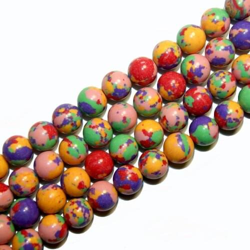Wholesale 4 6 8 10 12 MM Natural Stone Beads Colour Stone Malachite DIY Creation Of Jewelry Beads Do It Yourself Bracelet