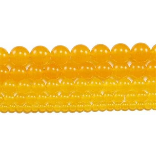 Wholesale Jades Chalcedony Beads Natural Stone Bedas for Jewelry Making Loose Spacer Round Beads DIY Necklace Bracelet 15" A