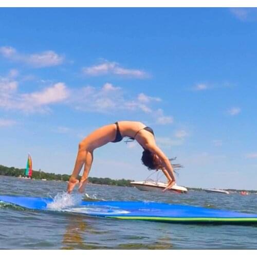 180x55cm Pool Float Water Blanket Water Floating Bed Smooth Soft Comfortable Water Float Mat for Sunbathing Water Sports Picnics