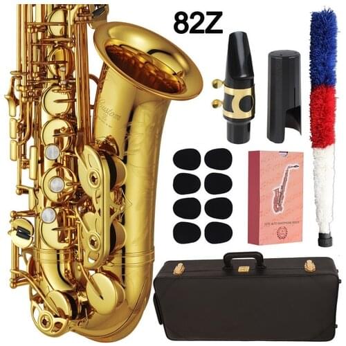 MFC Saxophone Alto 82Z Professional Alto Sax Custom 82Z Series High Saxophone Gold Lacquer With Mouthpiece Reeds Neck Case