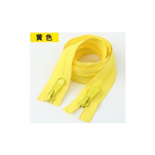 A7 Sewing supplies 120CM Resin zipper color down jacket zipper No.8 double zipper garment long zipper self-locking pull head