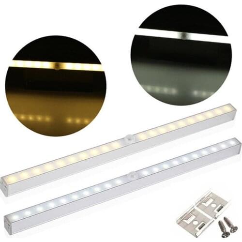 PIR Motion Sensor Light 20LED Night Light With Motion Sensor Closet Light Auto/On/Off Battery Power For Cabinet Wardrobe Kitchen