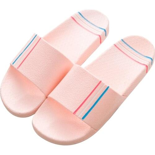 2019 TZLDN New Summer Bathroom Lover Slippers Men and Women Indoor Home Slippers Non-slip Floor Women Slipper Slides