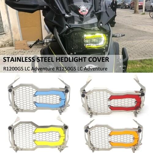 Headlight Guard Protector stainless steel Cover R 1250 GS Adv R 1200 GS ADV LC Lamp Patch For BMW R1200GS R1250GS Motorcycle