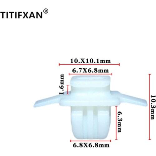 20Pcs Auto Clips For Honda 07-11 Year CRV Accord Civic City Fit Odyssey Front Rear Side Wheel Arch Fasteners