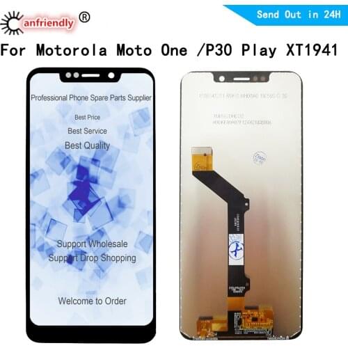 LCD For Motorola Moto P30 Play LCD Display Touch Panel Screen sensor Digitizer Assembly For Motorola One / P30 Play XT1941
