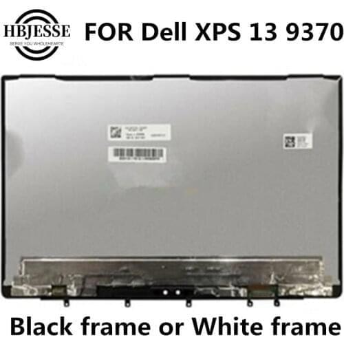 With frame original LQ133M1JX31 FOR Dell XPS 13 9370 lcd screen touch digiter assembly 0WT1R3 0FT5T7 LCD with Touch Screen 1080p