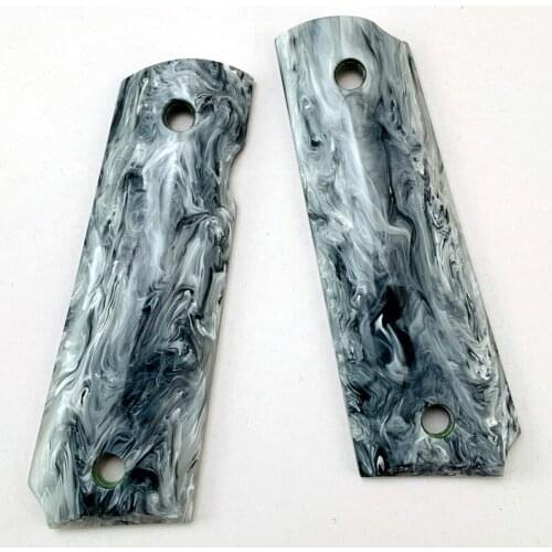 1 pair Tactics 1911 Grips Marbling Acrylic Handle Grips Patch Custom Grips CNC Handle Grips 1911 Accessories
