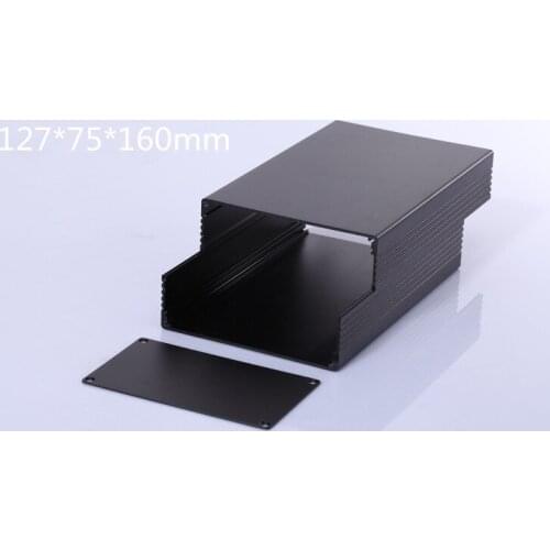 127*75*160mm Instrument Aluminum Case Outer Housing Wiring Aluminum Box enclosure