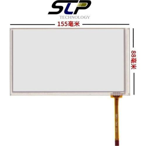 5 Pcs 6.2''inch 155mm*88mm Touch screen for HSD062IDW1 A01/ TM062RDH03 / PW062XS1 Resistive Touch screen handwriting Panel Glass