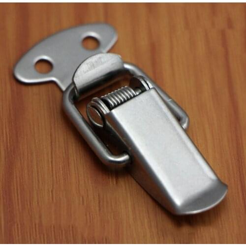 6Pcs Spring Loaded Suitcase Chest Tool Box Locking Toggle Latch Hasp Lock Hardware --M25