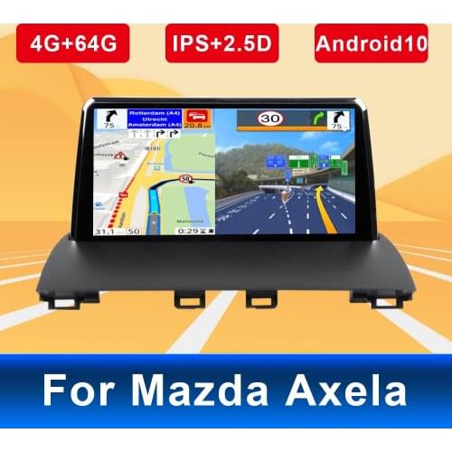 Car Navigator For Mazda Axela 9 Inch ISP HD DSP touch Screen Video Stereo Audio Player Smart Voice Radio GPS Navigation