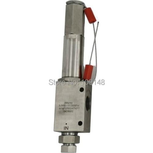 Free shipping Wellness Model : FRV-10 Stainless steel 316 3,000-11,000 PSI safety regulating relief valve for liquid or gas