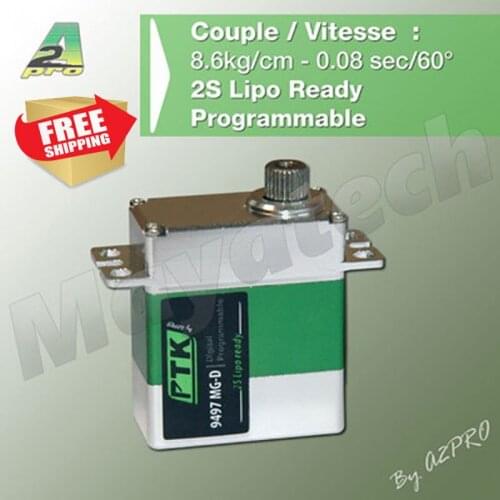 RC Parts PTK 9497MG-D metai gear digital servo CAPO sixer jkmax option parts