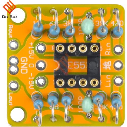 Dual OP amplifier board module amplifier audio Amp Board Preamp DC Amplification PCB for NE5532 OPA2134 OPA2604 AD826
