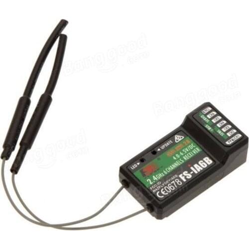 Flysky 2.4G 6CH FS-iA6B iA6B Receiver PPM Output With iBus Port Compatible with FS-i4 FS-i6 FS-i10 FS-GT2E FS-GT2G