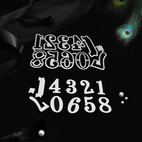 Number of Years Metal Cutting Dies Stamp Stencil for DIY Scrapbooking Photo Album Embossing Decorative Craft Die home interior