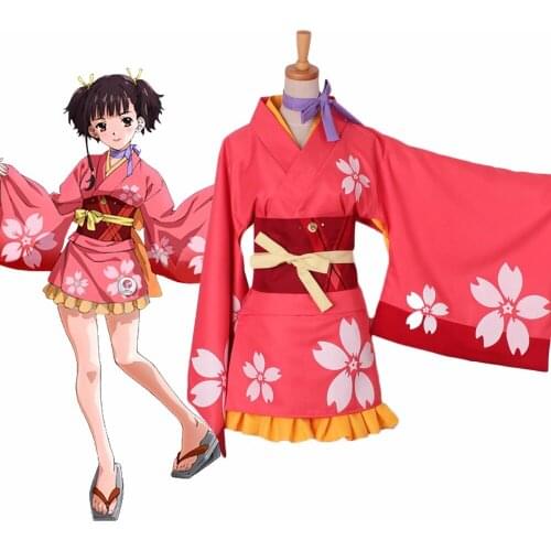 Koutetsujou no Kabaneri Mumei Kimono Cosplay Costume