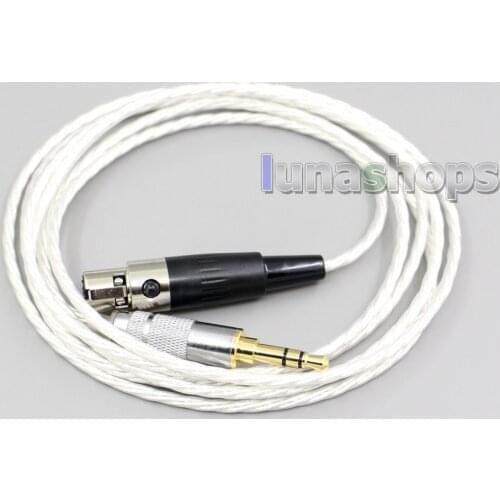 LN006606 Hi-Res Silver Plated 7N OCC Earphone Cable For Pioneer HDJ-2000 HDJ-2000MK2 ADL H118 ADL H128 reloop RHP-20