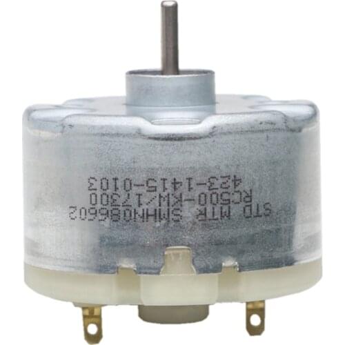 Micro 32mm Round Standard RC500-KW/17300 3V-12V 6V 5800RPM DC Motor For Sweeping robot