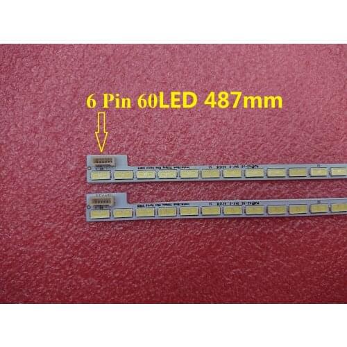 New 2 PCS/lot 60LED 487mm LED backlight bar for TV LG Innotek 39inch 7030PKG 60ea T390HVN01.0 73.39T03.003-0-JS1