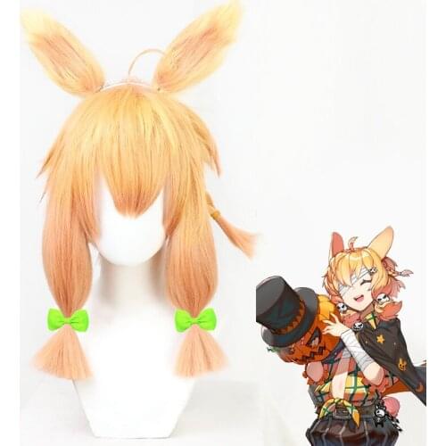 Game Arknights Kroos Cosplay Ears Wig Head Clip Headwear Hairwear Cosplay Props Accessories