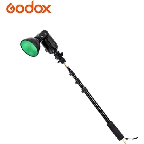 Godox AD-S13 21-63"/55-160cm Portable Light Boom Pole Stick Four section with 1/4" Male Thread for WITSTRO Flash AD180 AD360