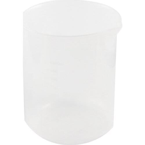 Clear White Plastic 250mL Measuring Cup Beaker for Flour Liquid