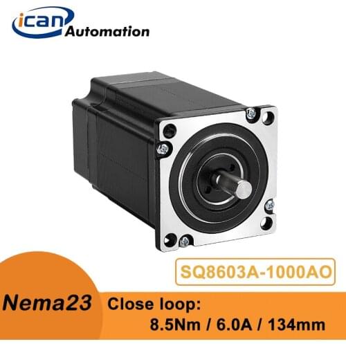 ICAN Stepper Motor Nema34 86mm Nema 34 Dsp Closed Loop Hybrid 8.5Nm 6.0A Powerful Encoder Motor For Cnc Machine
