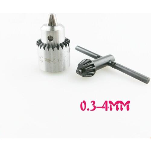 1PCS Drill Chuck 0.3-4mm Capacity 21mm OD 35mm Length For milling machine,lathe