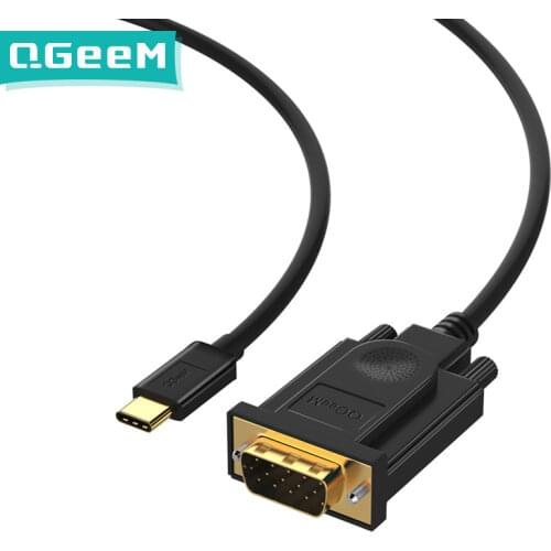 USB C 3.1 TO VGA Cable USB type C USB-C to VGA Male Converter Adapter Cable For Apple New Macbook Chromebook Pixel Dell XPS 13