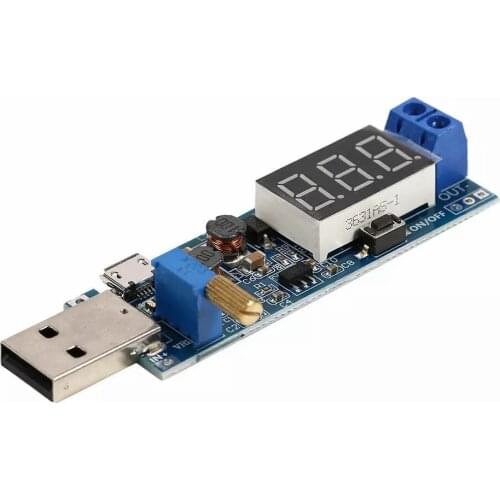 DC-DC 5V To 3.5V / 12V USB Step UP / Down Power Supply Module Adjustable Boost Buck Converter Out DC DC 1.2V - 24V Module