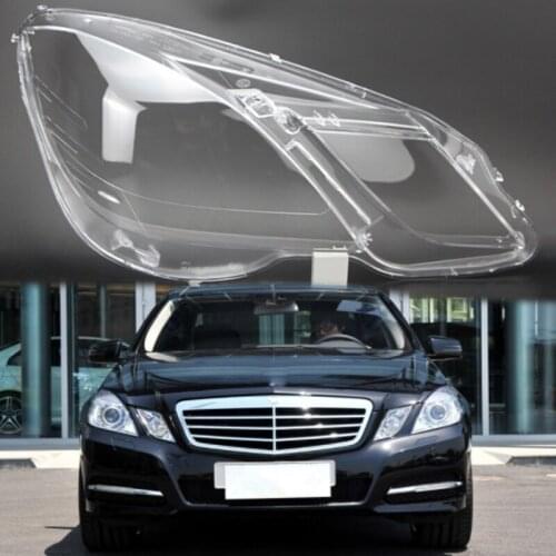 W212 lens lampshade Headlight cover for Mercedes-Benz w212 E200 E260 E300 E350 Lens light glass Lens protection 2009-2012