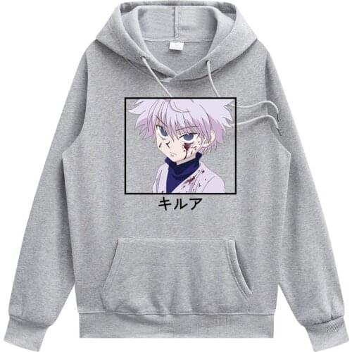 Japan Harajuku Anime HUNTERXHUNTER sportswear oversize hoodie men and women couple clothing