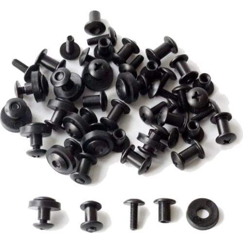 24pcs Tek lok screw set Chicago Screw comes with washer for DIY Kydex Sheath Hand Tool Parts
