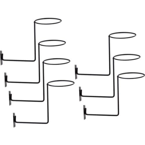 7Pcs Wall Mounted Motorbike Accessories Alloy Helmet Holder Space Saver