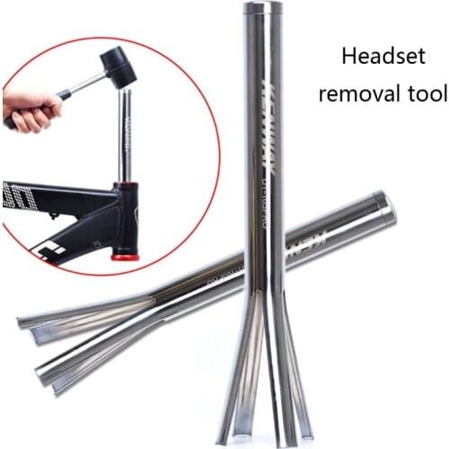 Bicycle Bowl Remover 32.5-56mm Stainless Steel MTB Mountain Bike Headset Cup Removal Tool Front Fork Tube Frame Repair Tools