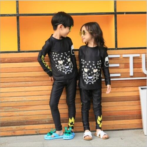 Childrens swimsuit men and womens separate swimsuit beach sun protection childrens swimsuit