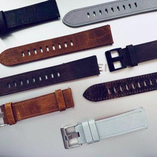 Leather Bracelet Band For Huawei Honor Magic Watch 2 46mm Watch Strap For Huawei Watch GT 2 46mm 2E GT2 Pro Honor Magic Correa