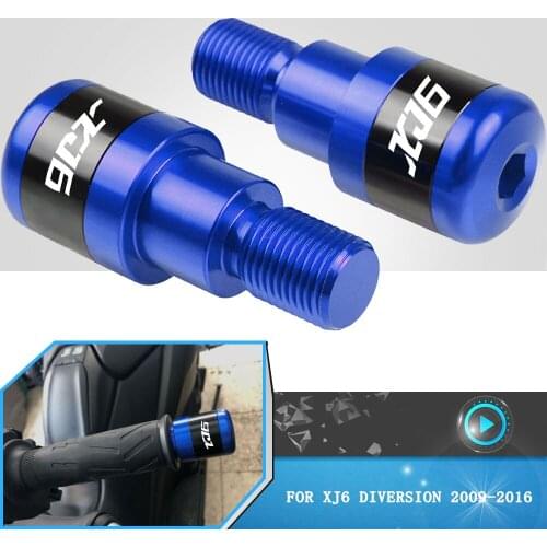 Motorcycles Handlebar Cap Hand Grips Bar Ends Plug Accessories For Yamaha XJ 6 XJ6 DIVERSION 2009-2016 2015 2014 2013 2012 2011