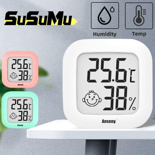Indoor Outdoor Mini Thermometer LCD Digital Temperature Room Hygrometer Gauge Sensor Humidity Meter Thermometer Temperature Tool