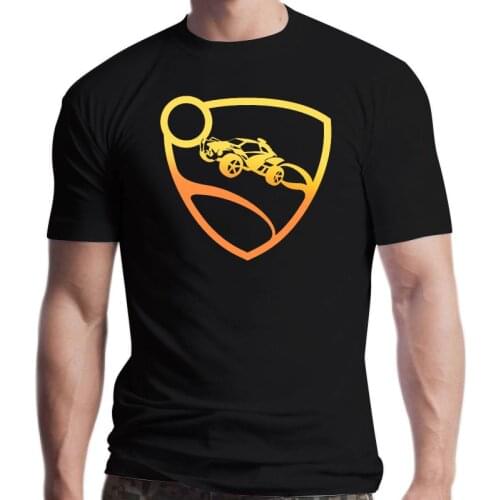 New Rocket League Mens Orange Pro Glow Premium T-Shirt