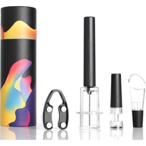 Wine Opener Air Pump Pressure Vacuum Wine Bottle Corkscrew Stainless Steel Pin Type Cork Out Tool Wine Opener Bar Accessories